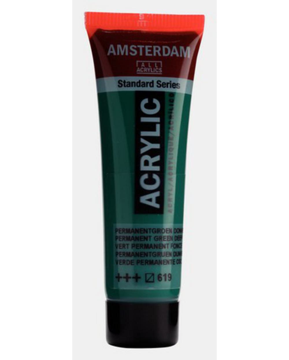 Amsterdam, Acrylic, Art & School, Paint, 20ml, 974510, Perm Green D